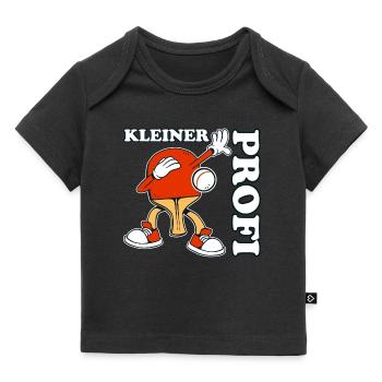Kleiner Profi - Tischtennis Junge - Baby Premium Organic T-Shirt - Schwarz - Vorne