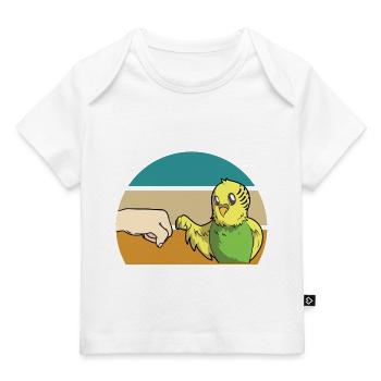 Budgie lovers - Baby Premium Organic T-shirt - dark navy - Front