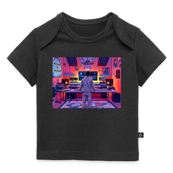 My Home is My Studio No.11 - Baby Premium Organic T-shirt - black - Front