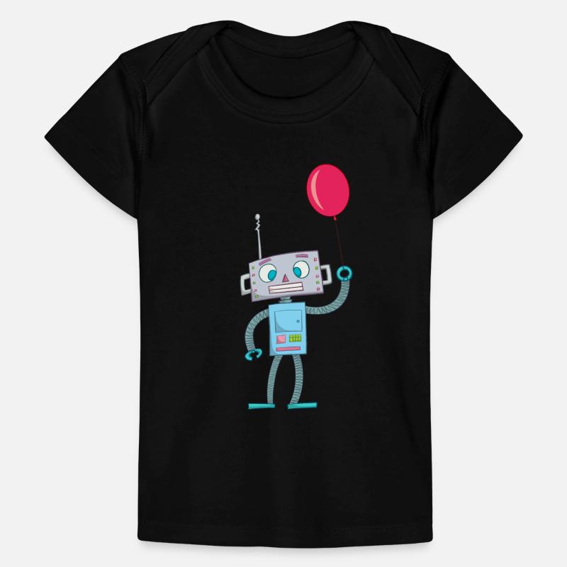 Cute Robot Kids Tees Baby Premium Organic T-shirt