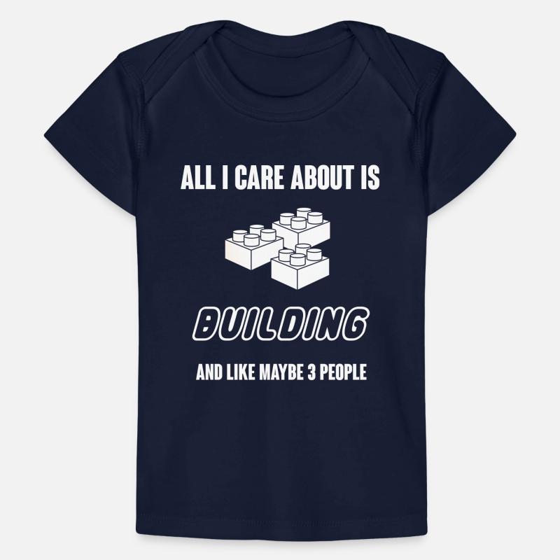 Building Block - Bloki - Budynek - Prezent Koszulka Premium niemowlęca bio