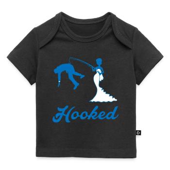 Hooked - rumble - Baby Premium Organic T-shirt - black - Front