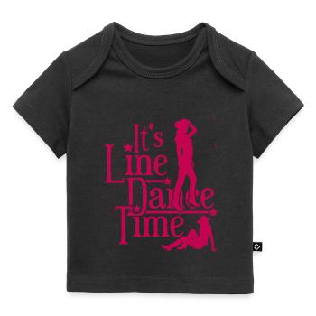 Linedance - Baby Premium Organic T-Shirt - Schwarz - Vorne
