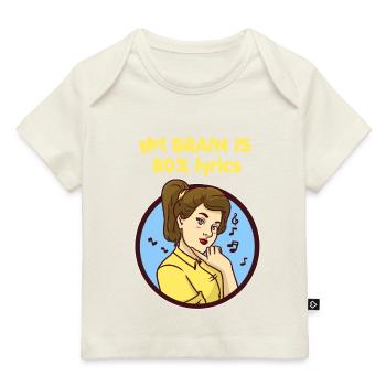 Musik Liebhaber Nerd Ohrwurm Leben Geschenkidee - Baby Premium Organic T-Shirt - Dunkelnavy - Vorne