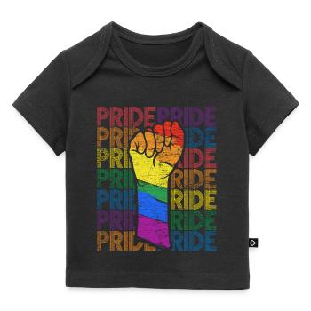 Gay Pride - T-shirt Premium bébé bio - noir - Devant
