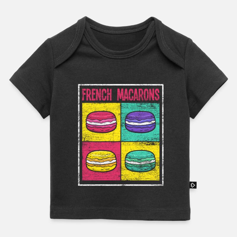 Macaron - T-shirt Premium bébé bio - noir