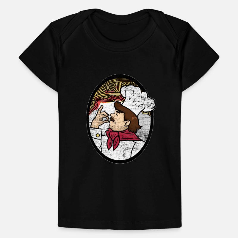 Spaghetti Küchenchef Geschenk Baby Premium Organic T-Shirt
