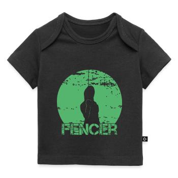 Fencing - Baby Premium Organic T-shirt - black - Front