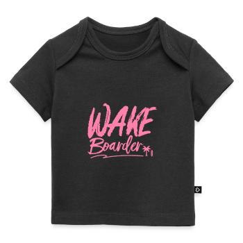 Wakeboard - Baby Premium Organic T-shirt - black - Front