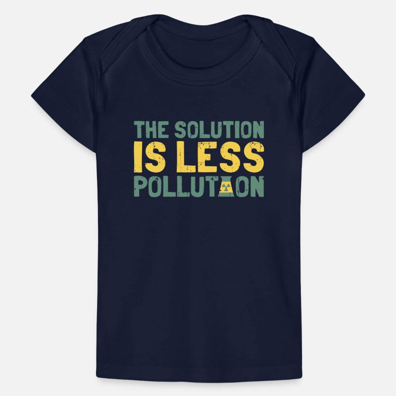 Climate change activist solution is less CO2 Baby Premium Organic T-shirt