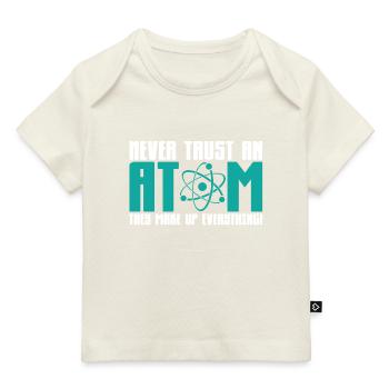 Physique Physique Univers Atom Drôle Cadeau - T-shirt Premium bébé bio - marine foncé - Devant
