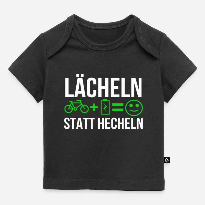 E-Bike - T-shirt Premium bébé bio - noir