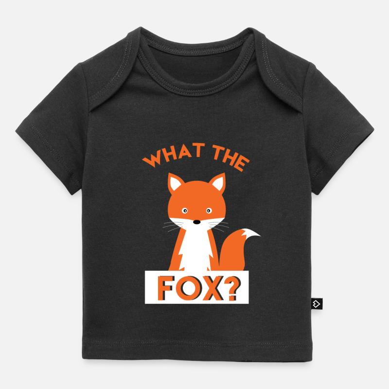 what the fox - T-shirt Premium bébé bio - noir