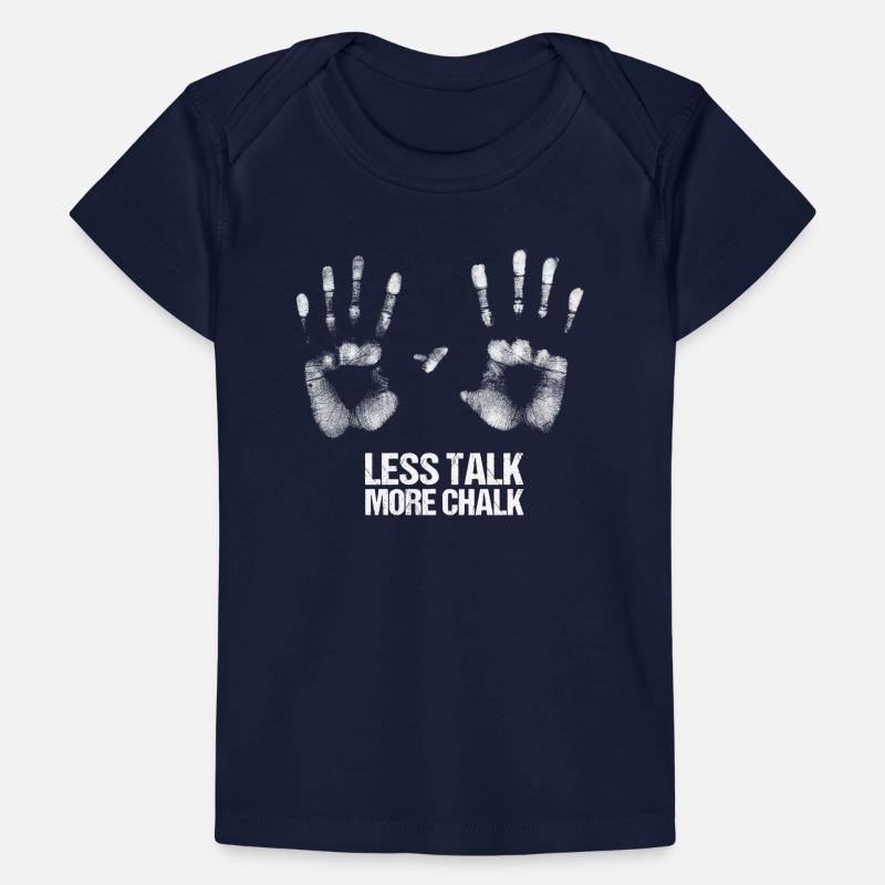 Boulder Spruch Statement Klettern Boulderhalle Baby Premium Organic T-Shirt