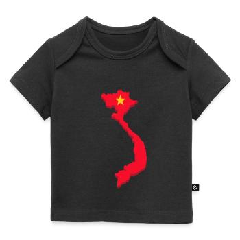 Vietnam - Baby Premium Organic T-shirt - black - Front