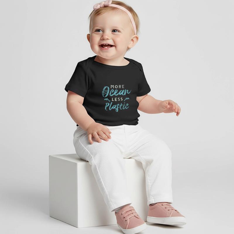 Plastic pollution Baby Premium Organic T-shirt