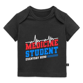 Étudiant en médecine - T-shirt Premium bébé bio - noir - Devant
