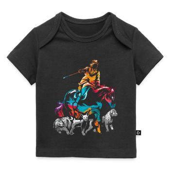 Gift drag hunting - Baby Premium Organic T-shirt - black - Front