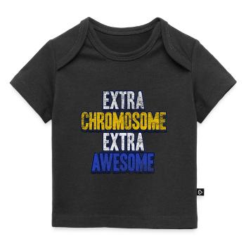 down syndrom - Baby Premium Organic T-shirt - black - Front