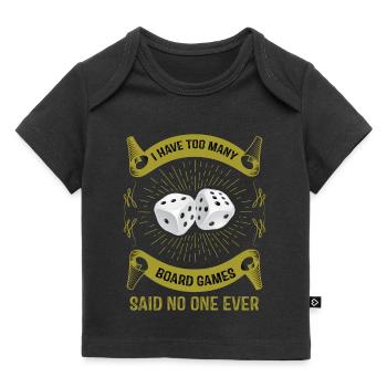 Würfel Würfel - Baby Premium Organic T-Shirt - Schwarz - Vorne