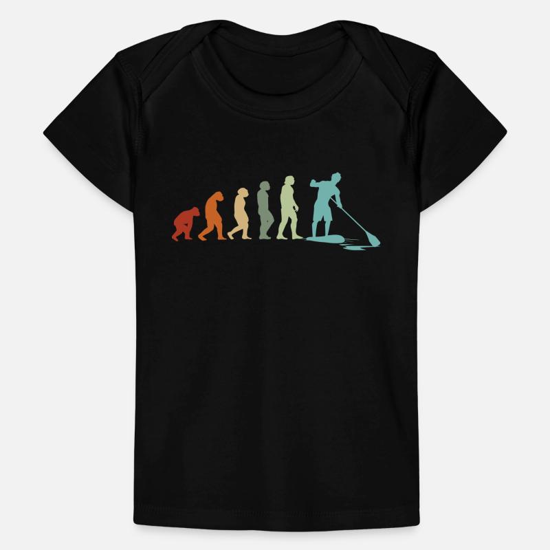 SUP EVOLUTION Surfare Stand Up Paddle Surfing T-shirt Premium baby ekologisk