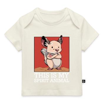Chinchilla - This Is My Spirit Animal - Sayings - Baby Premium Organic T-shirt - dark navy - Front