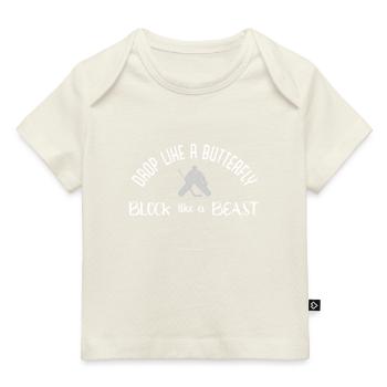 Eishockey Torwart - Baby Premium Organic T-Shirt - Dunkelnavy - Vorne