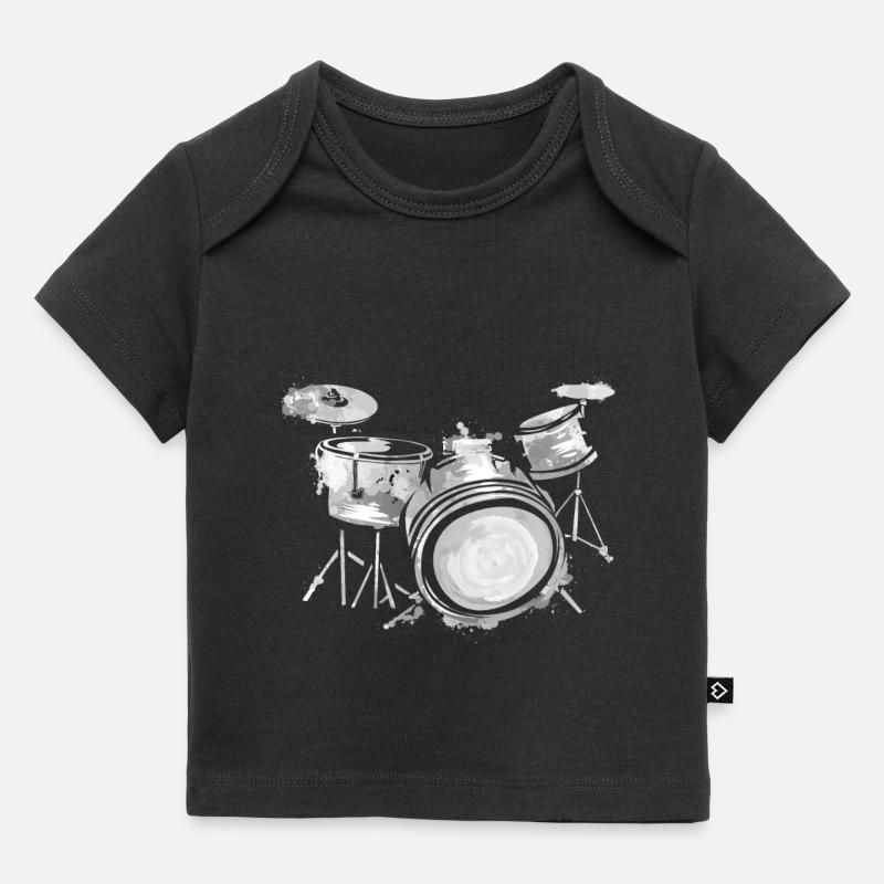 Le batteur - T-shirt Premium bébé bio - noir