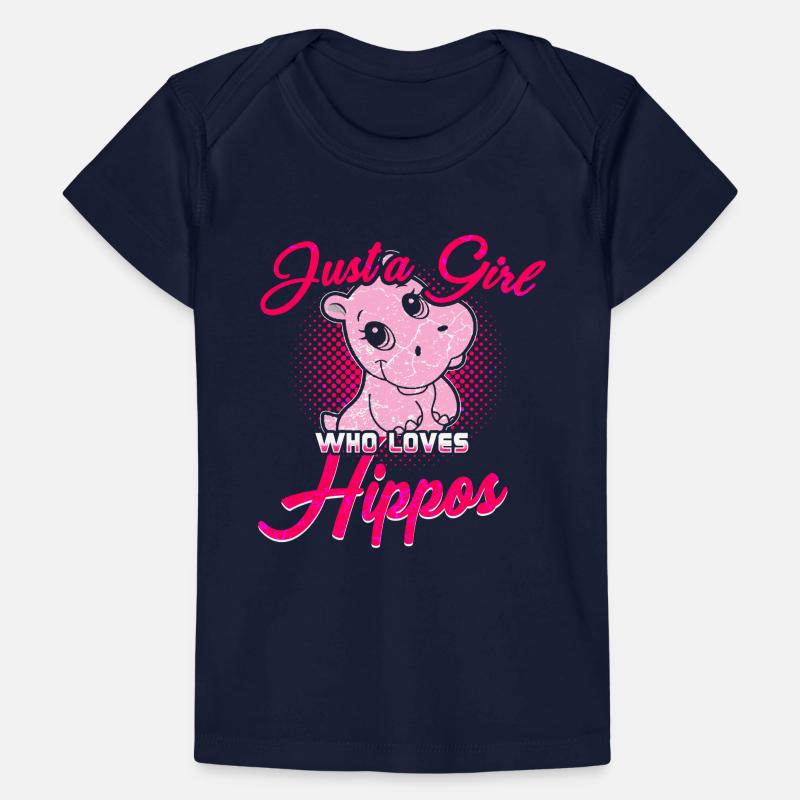 Flusspferd Nilpferd Hippo Baby Premium Organic T-shirt