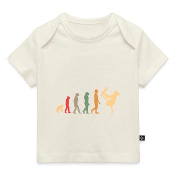 vintage Skateboard evolution Geschenk für skater - Baby Premium Organic T-Shirt - Dunkelnavy - Vorne