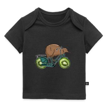 Kiwi - Baby Premium Organic T-Shirt - Schwarz - Vorne