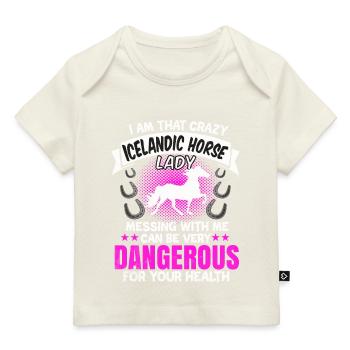 Islandpferd - Baby Premium Organic T-Shirt - Dunkelnavy - Vorne