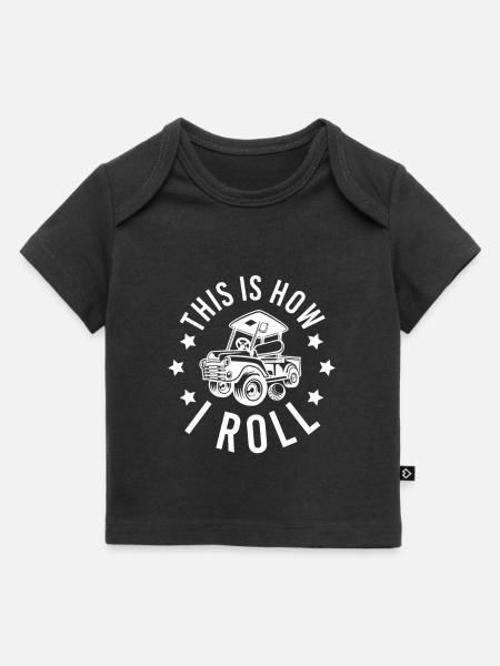 Golf Minigolf Golfball - Baby Premium Organic T-Shirt - Schwarz