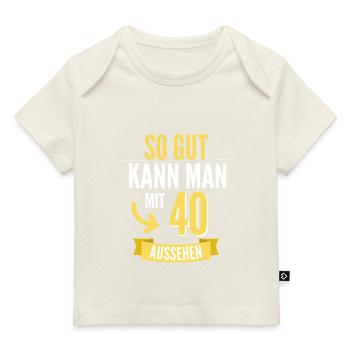 40. Geburtstag - Baby Premium Organic T-Shirt - Dunkelnavy - Vorne