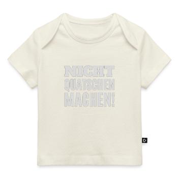 nicht quatschen machen handwerk arbeit motivation - Baby Premium Organic T-Shirt - Dunkelnavy - Vorne
