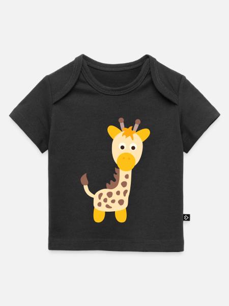 Girafe - T-shirt Premium bébé bio - noir