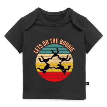 Parachutist Skydiver Parachute Boogie - Baby Premium Organic T-shirt - black - Front