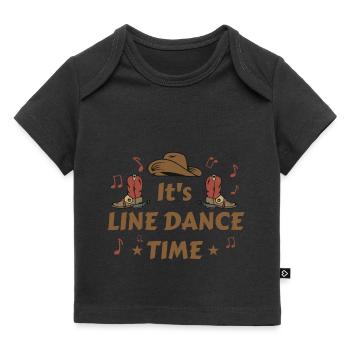 Linedance - Baby Premium Organic T-Shirt - Schwarz - Vorne