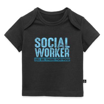 Social worker - Baby Premium Organic T-shirt - black - Front