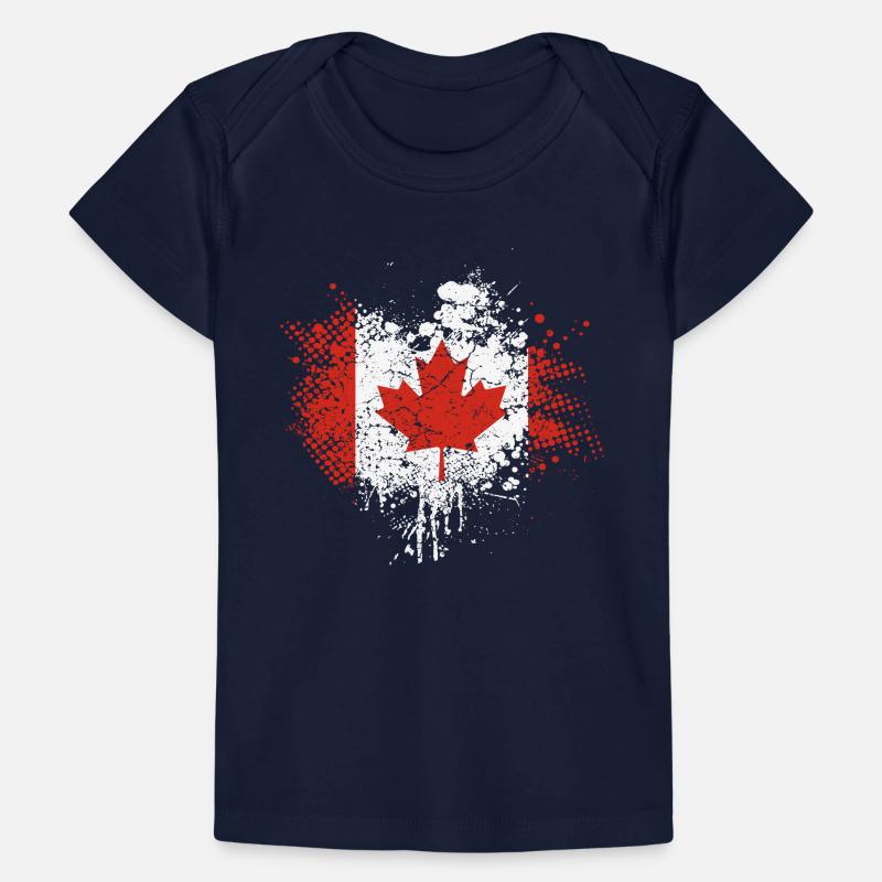 Drapeau du Canada T-shirt Premium bébé bio
