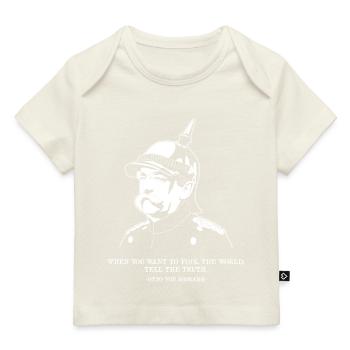 Vérité Histoire allemande Citation Otto Von Bismarck - T-shirt Premium bébé bio - marine foncé - Devant