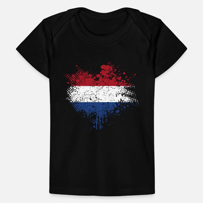 Netherlands Flag Baby Premium Organic T-shirt