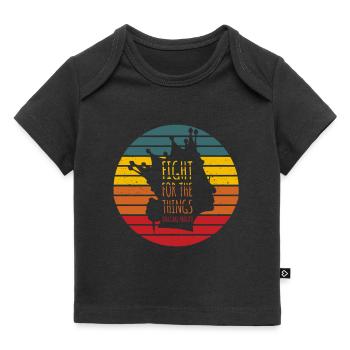 Ruth Bader Ginsburg | Fight for the things you care - Baby Premium Organic T-shirt - black - Front