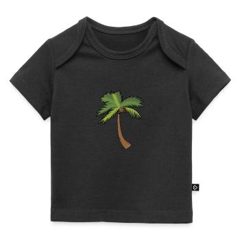 Palme Kokuspalme Kokosnuss - Baby Premium Organic T-Shirt - Schwarz - Vorne