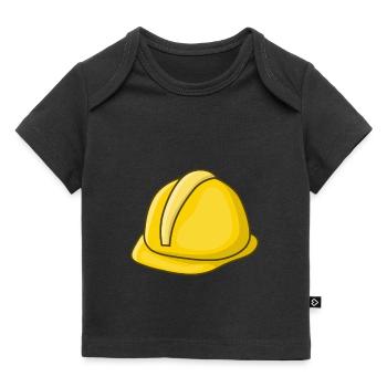 Artisan travailleur de la construction casque - T-shirt Premium bébé bio - noir - Devant