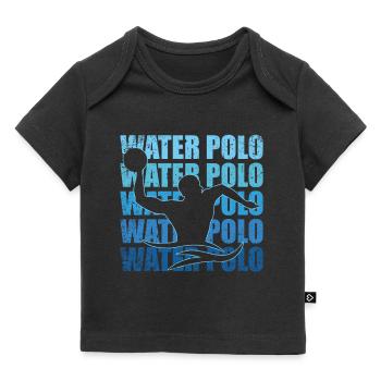Water polo - T-shirt Premium bébé bio - noir - Devant