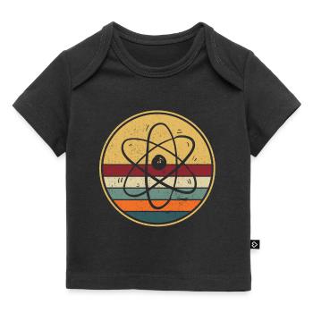 Physiker Atom Physik - Baby Premium Organic T-Shirt - Schwarz - Vorne