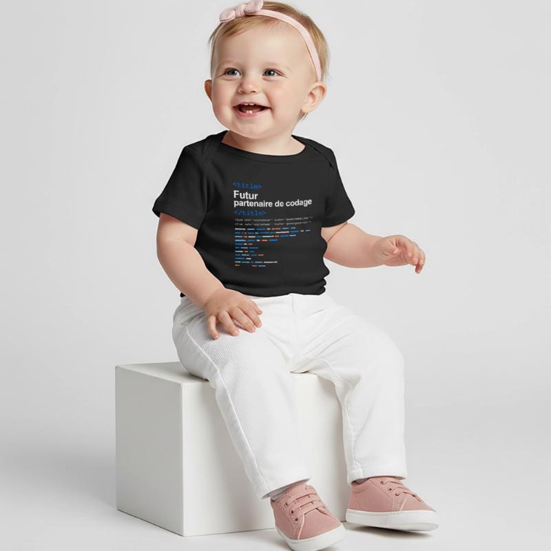 Bébé compagnon codage T-shirt Premium bébé bio