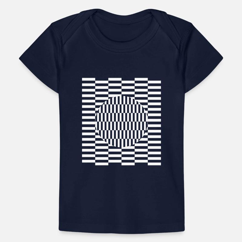 Visual grid perception illusion imagination Baby Premium Organic T-shirt