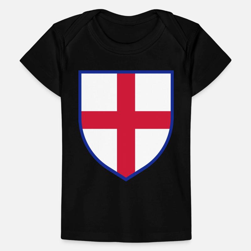 Drapeau de l’Angleterre, Bouclier de la Croix de Saint-Georges T-shirt Premium bébé bio